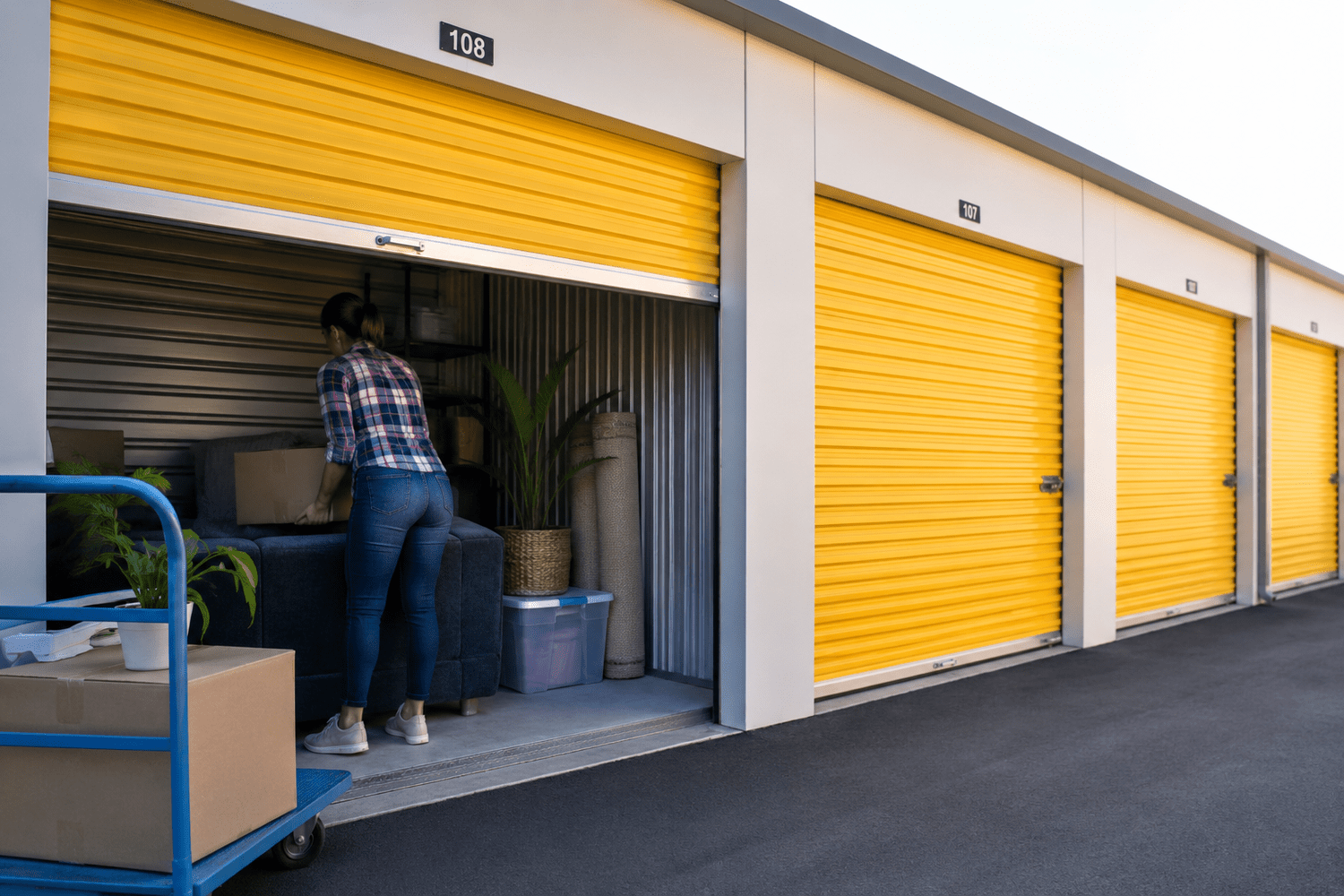 Self-storage facility occupancy